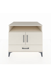 Kronos Şifonyer 3 Raflı Tek Çekmeceli 2 Kapaklı 88x59x80 Aytaşı-Aytaşı