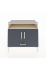 Kronos Şifonyer 3 Raflı Tek Çekmeceli 2 Kapaklı 88x59x80 Aytaşı-Antrasit