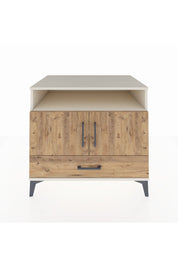 Kronos Şifonyer 3 Raflı Tek Çekmeceli 2 Kapaklı 88x59x80 Aytaşı-Çam