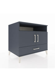 Kronos Şifonyer 3 Raflı Tek Çekmeceli 2 Kapaklı 88x59x80 Antrasit-Antrasit