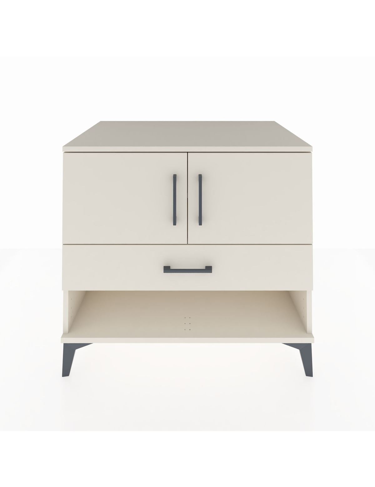 Kronos Şifonyer 2 Raflı Tek Çekmeceli 2 Kapaklı 88x59x80 Aytaşı-Aytaşı