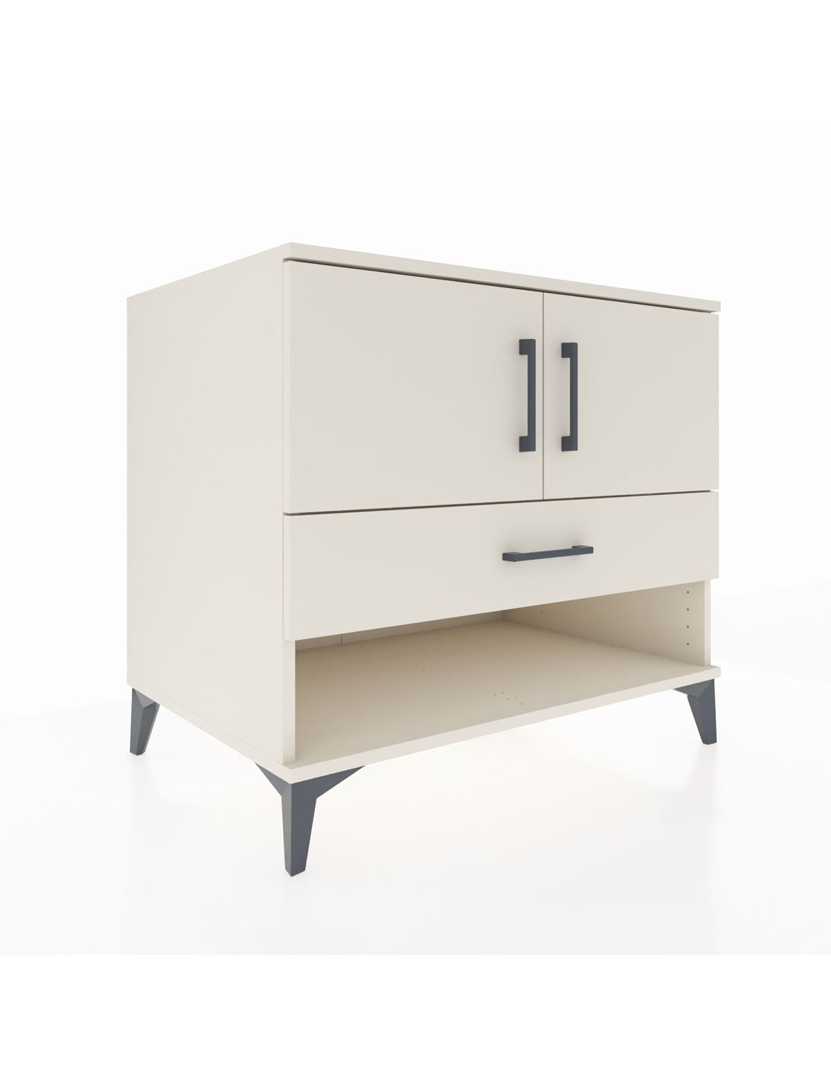 Kronos Şifonyer 2 Raflı Tek Çekmeceli 2 Kapaklı 88x59x80 Aytaşı-Aytaşı