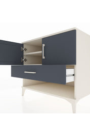 Kronos Şifonyer 2 Raflı Tek Çekmeceli 2 Kapaklı 88x59x80 Aytaşı-Antrasit