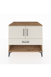 Kronos Şifonyer 2 Raflı Tek Çekmeceli 2 Kapaklı 88x59x80 Çam-Aytaşı
