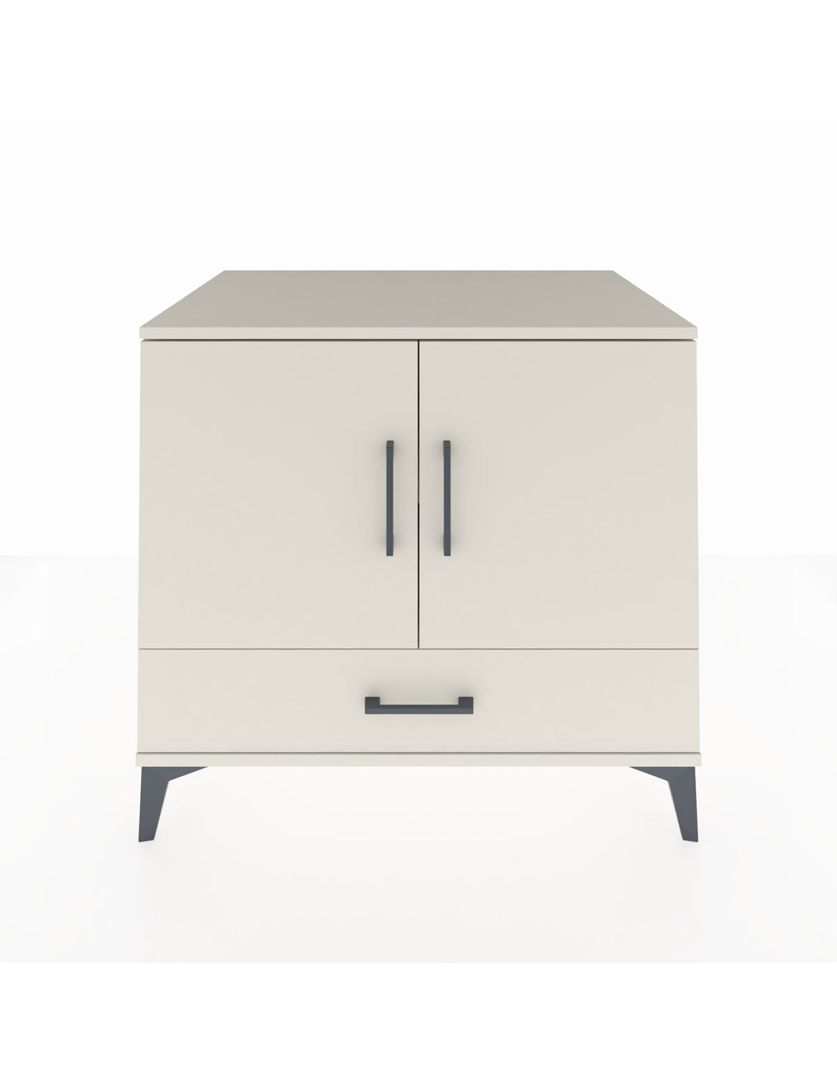 Kronos Şifonyer 2 Raflı Tek Çekmeceli 2 Kapaklı 88x59x80 Aytaşı-Aytaşı