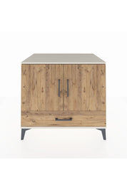 Kronos Şifonyer 2 Raflı Tek Çekmeceli 2 Kapaklı 88x59x80 Aytaşı-Çam