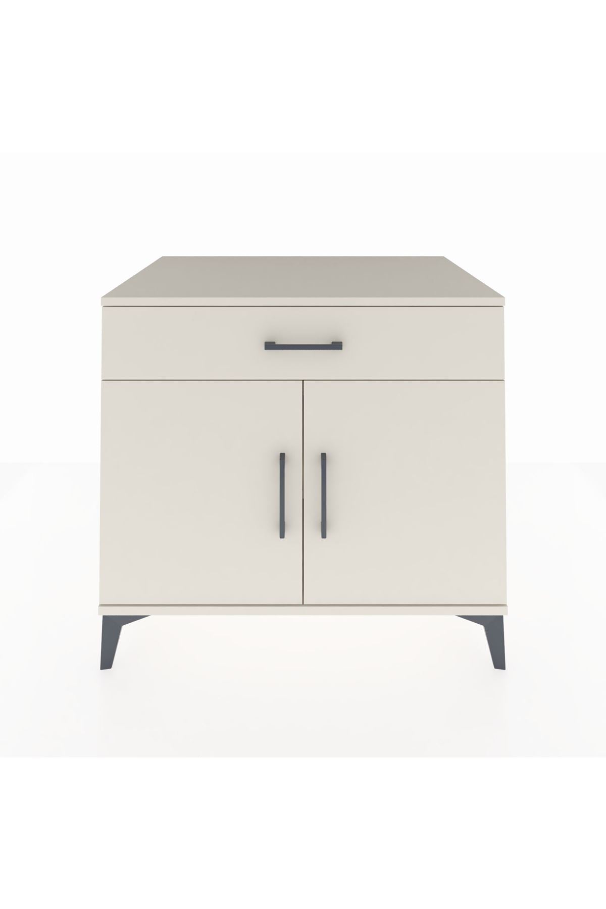 Kronos Şifonyer Tek Raflı Tek Çekmeceli 2 Kapaklı 88x59x80 Aytaşı-Aytaşı