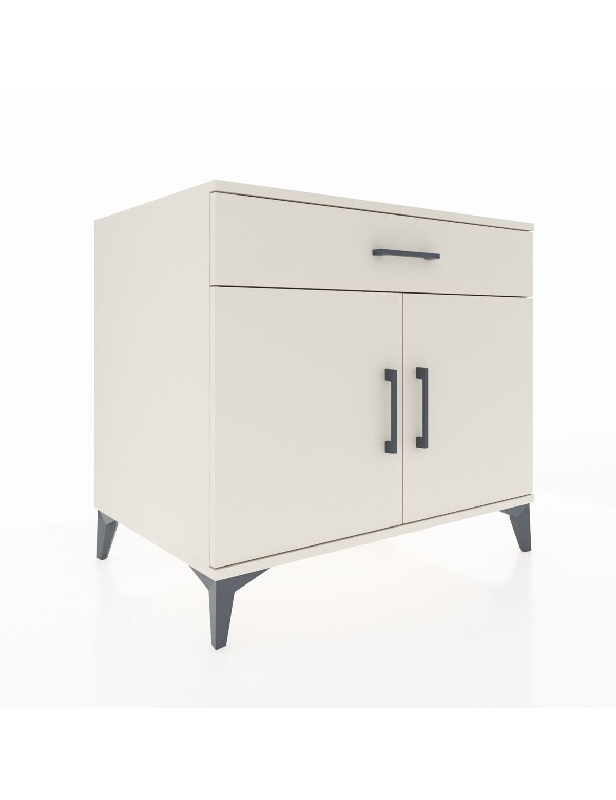 Kronos Şifonyer Tek Raflı Tek Çekmeceli 2 Kapaklı 88x59x80 Aytaşı-Aytaşı