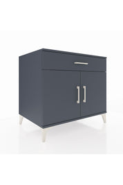 Kronos Şifonyer Tek Raflı Tek Çekmeceli 2 Kapaklı 88x59x80 Antrasit-Antrasit