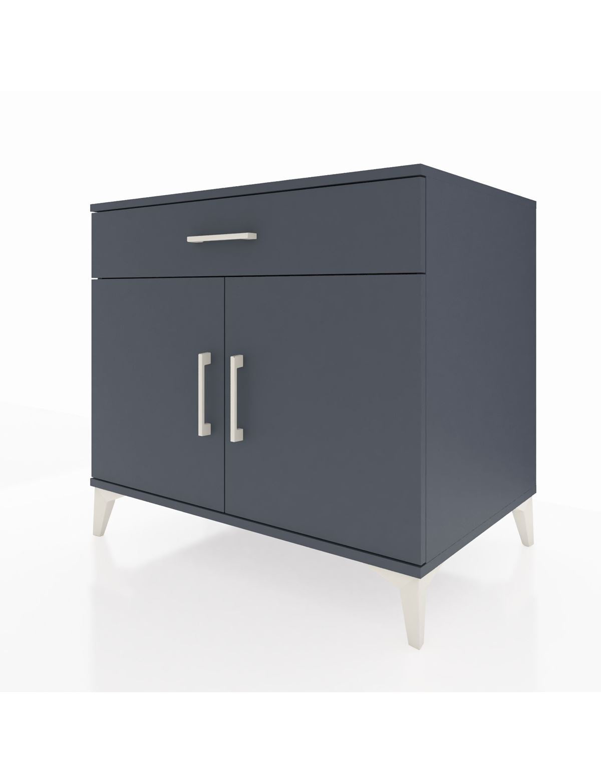 Kronos Şifonyer Tek Raflı Tek Çekmeceli 2 Kapaklı 88x59x80 - S69M035V5C