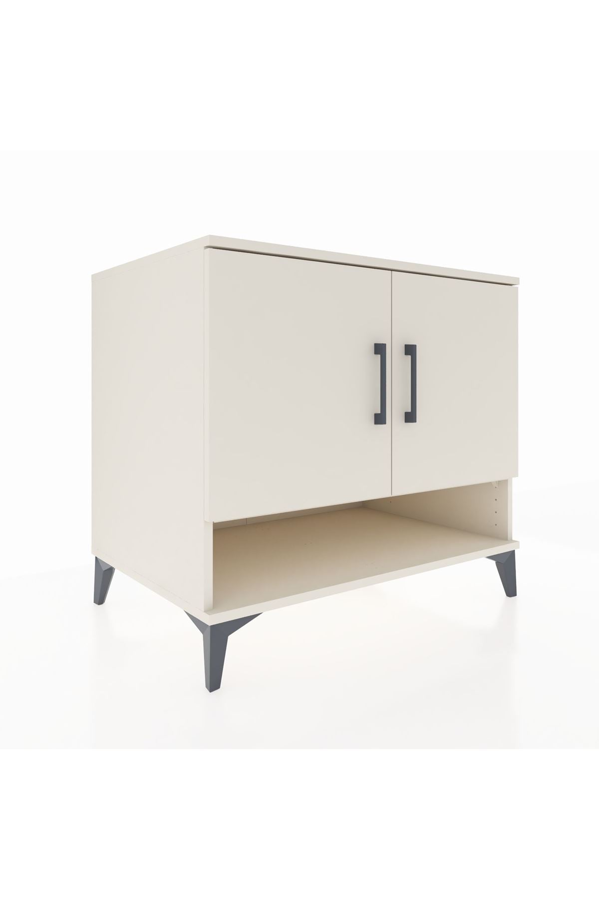 Kronos Şifonyer 2 Raflı 2 Kapaklı 88x59x80 Aytaşı-Aytaşı