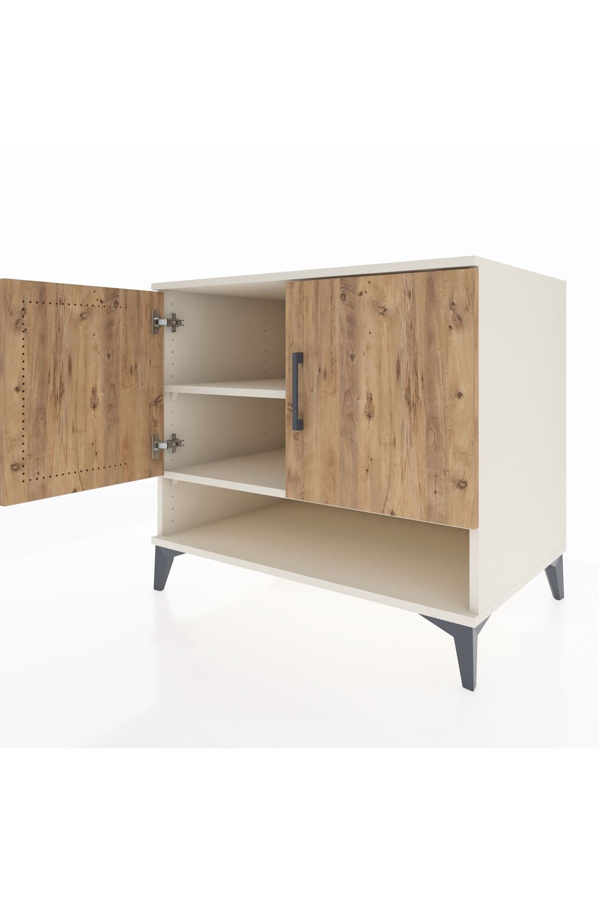 Kronos Şifonyer 2 Raflı 2 Kapaklı 88x59x80 Aytaşı-Çam