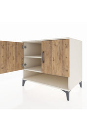 Kronos Şifonyer 2 Raflı 2 Kapaklı 88x59x80 Aytaşı-Çam