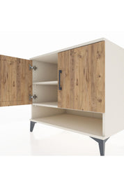 Kronos Şifonyer 2 Raflı 2 Kapaklı 88x59x80 Aytaşı-Çam