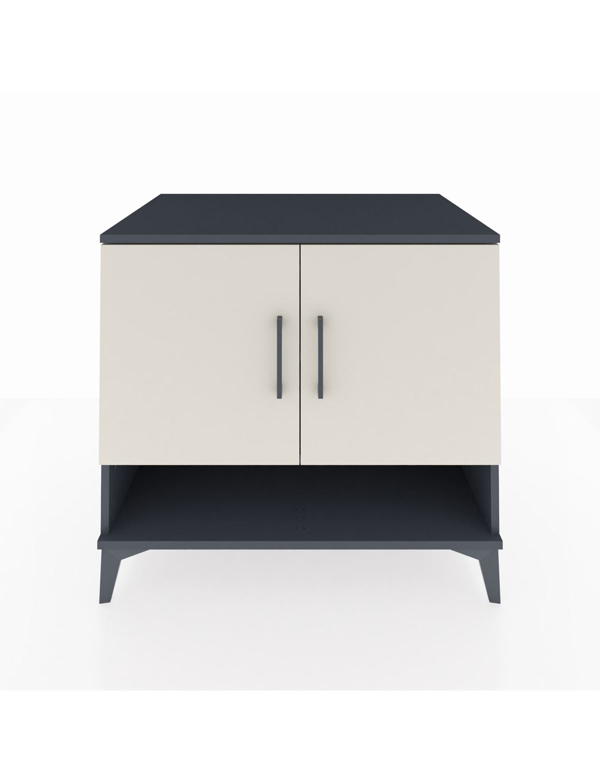 Kronos Şifonyer 2 Raflı 2 Kapaklı 88x59x80 Antrasit-Aytaşı