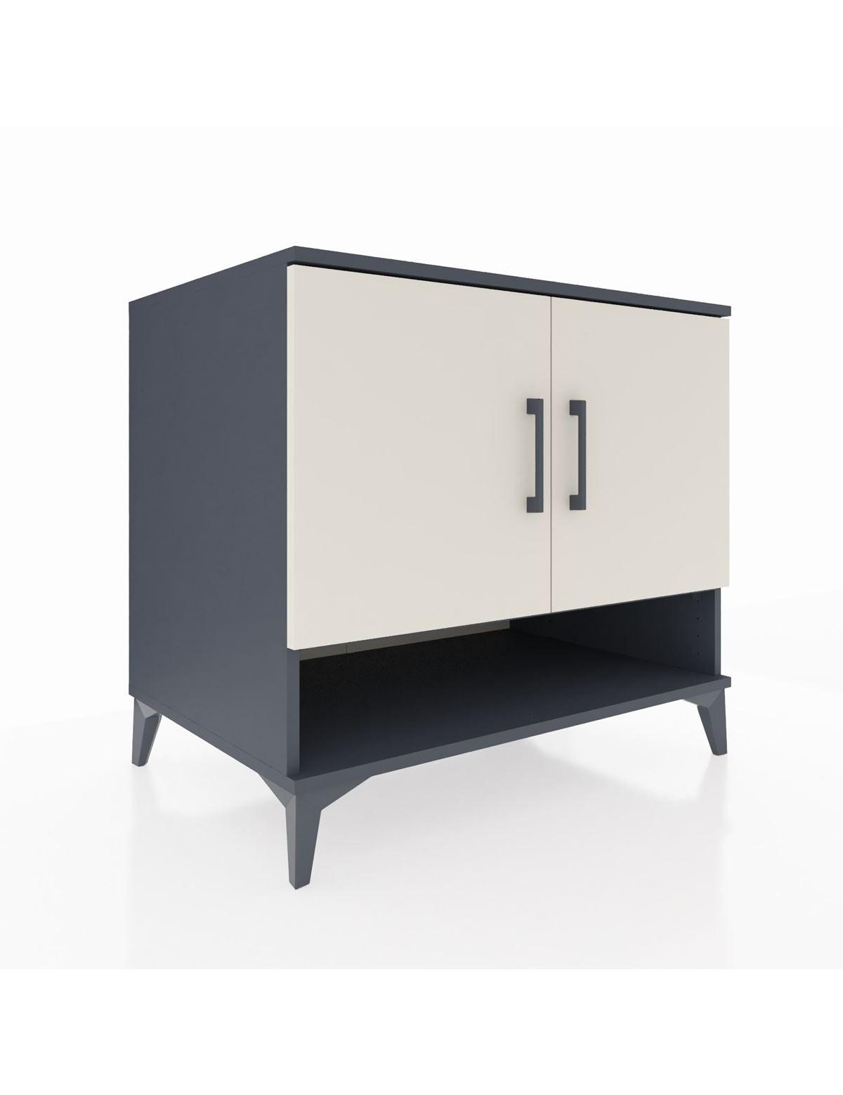 Kronos Şifonyer 2 Raflı 2 Kapaklı 88x59x80 Antrasit-Aytaşı