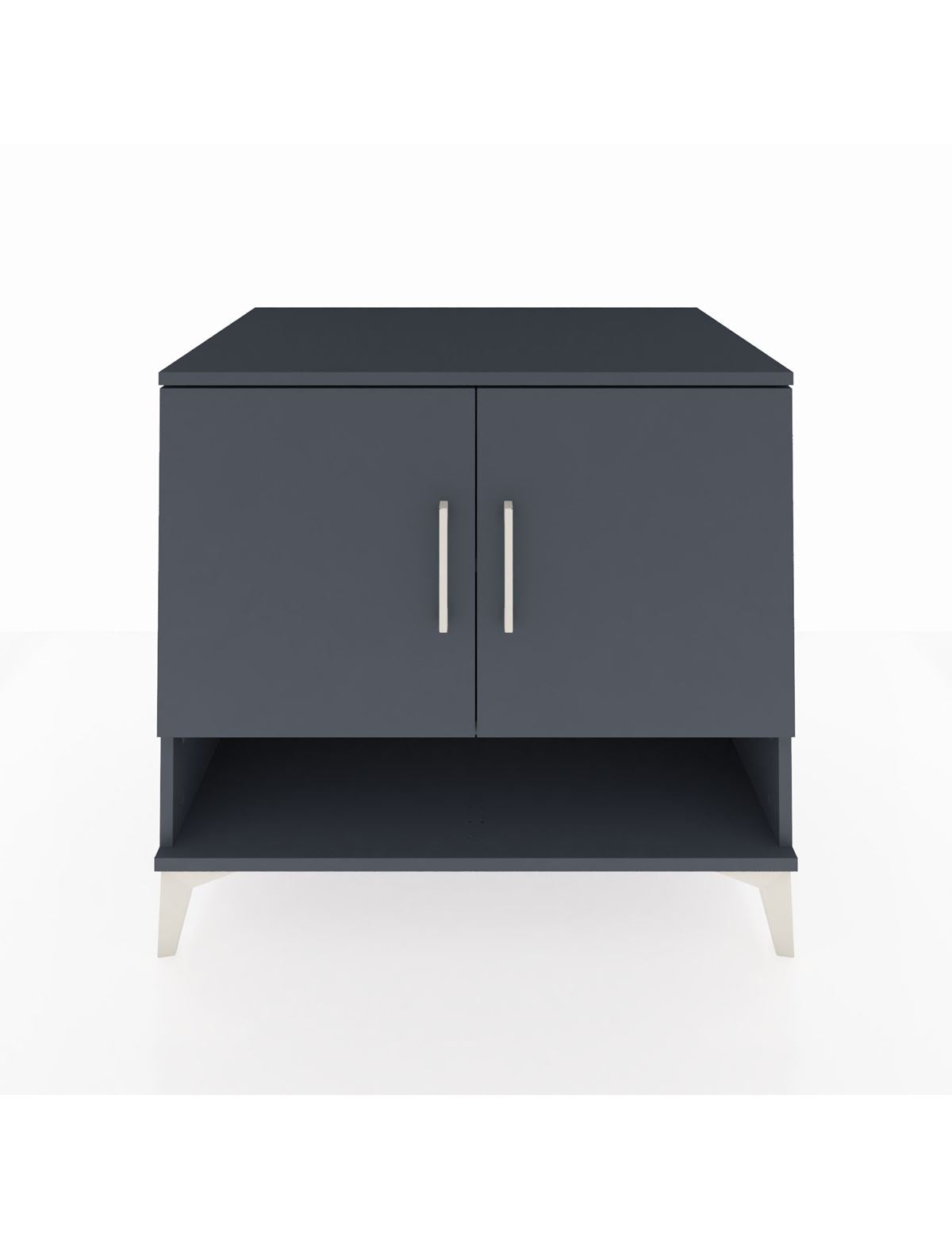 Kronos Şifonyer 2 Raflı 2 Kapaklı 88x59x80 Antrasit-Antrasit