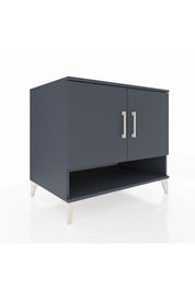 Kronos Şifonyer 2 Raflı 2 Kapaklı 88x59x80 Antrasit-Antrasit