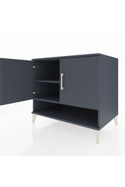 Kronos Şifonyer 2 Raflı 2 Kapaklı 88x59x80 Antrasit-Antrasit