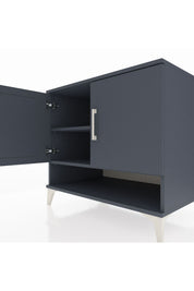 Kronos Şifonyer 2 Raflı 2 Kapaklı 88x59x80 Antrasit-Antrasit