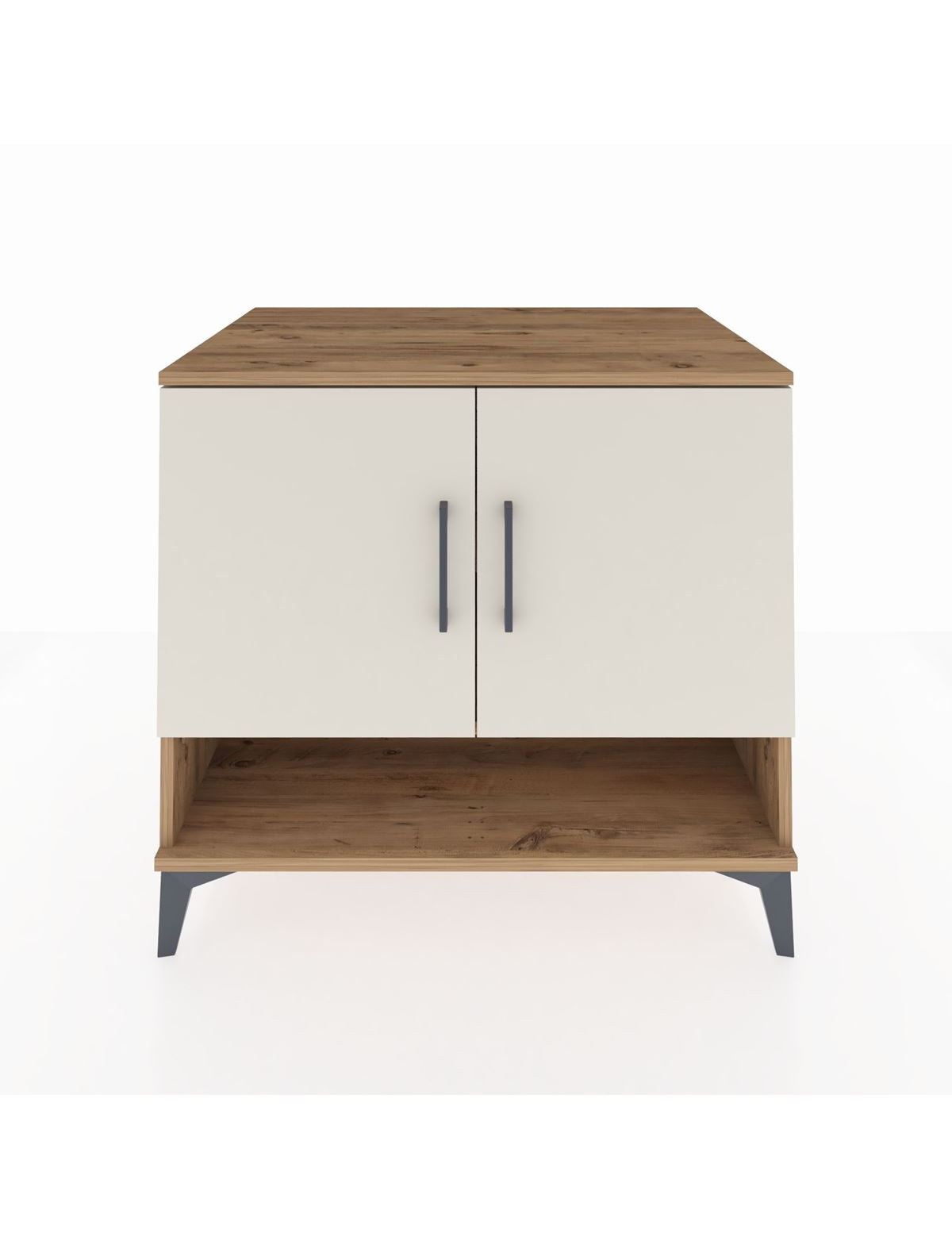 Kronos Şifonyer 2 Raflı 2 Kapaklı 88x59x80 Çam-Aytaşı