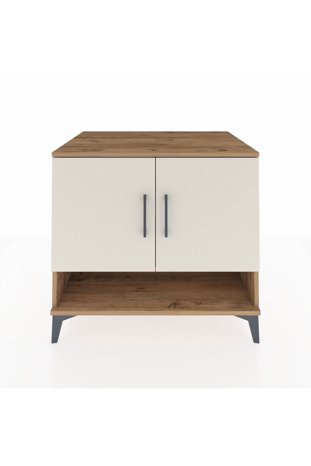 Kronos Şifonyer 2 Raflı 2 Kapaklı 88x59x80 Çam-Aytaşı