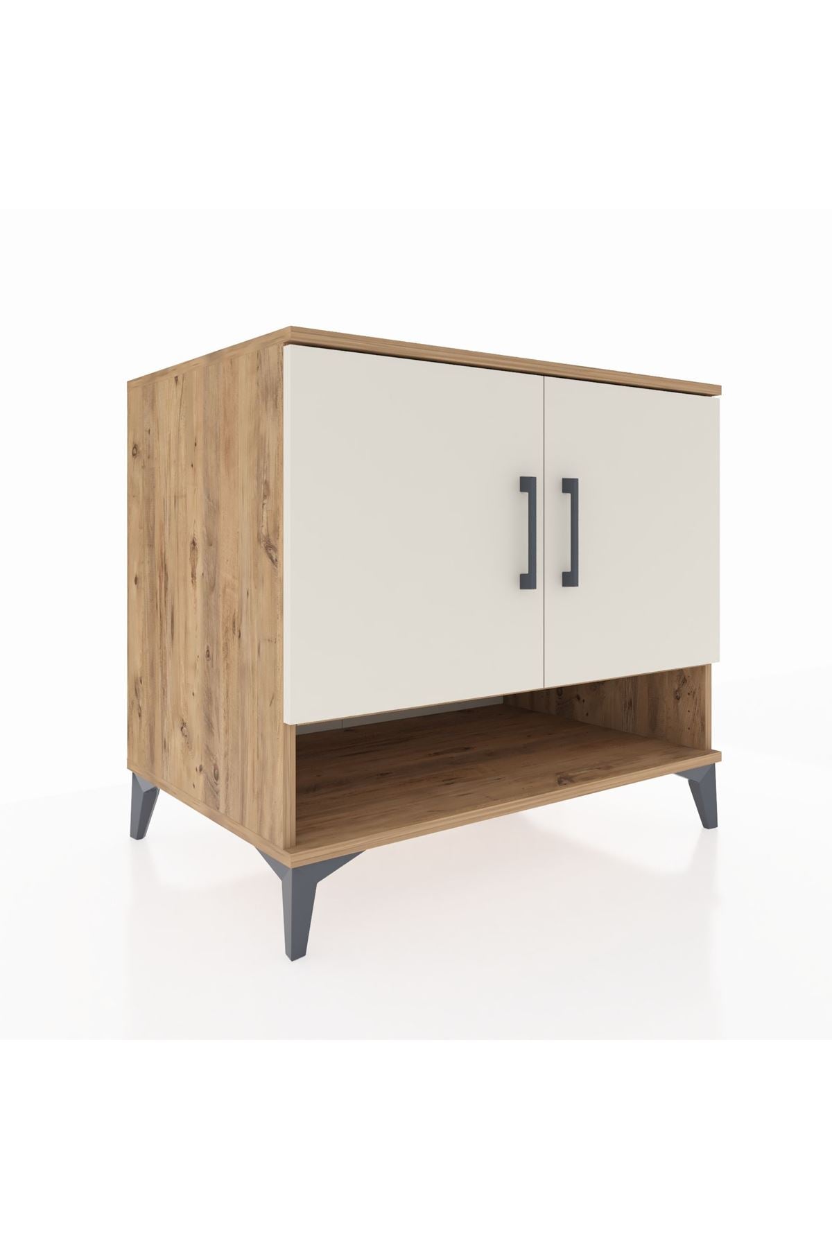 Kronos Şifonyer 2 Raflı 2 Kapaklı 88x59x80 Çam-Aytaşı