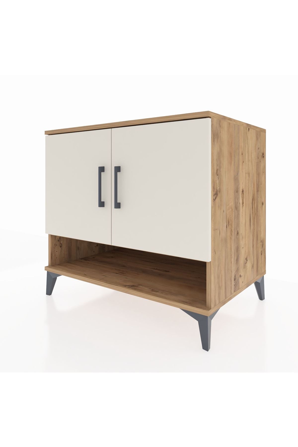 Kronos Şifonyer 2 Raflı 2 Kapaklı 88x59x80 Çam-Aytaşı