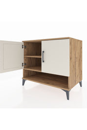 Kronos Şifonyer 2 Raflı 2 Kapaklı 88x59x80 Çam-Aytaşı