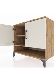 Kronos Şifonyer 2 Raflı 2 Kapaklı 88x59x80 Çam-Aytaşı