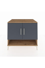 Kronos Şifonyer 2 Raflı 2 Kapaklı 88x59x80 Çam-Antrasit