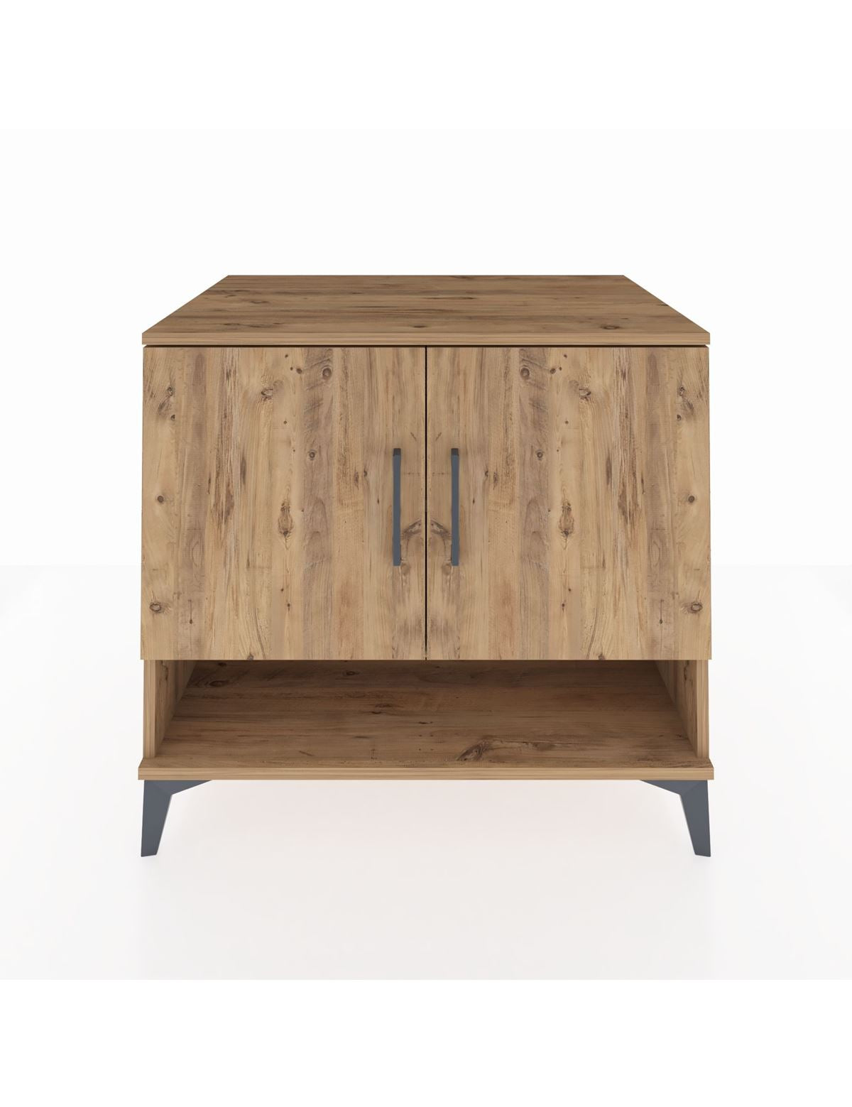 Kronos Şifonyer 2 Raflı 2 Kapaklı 88x59x80 Çam-Çam