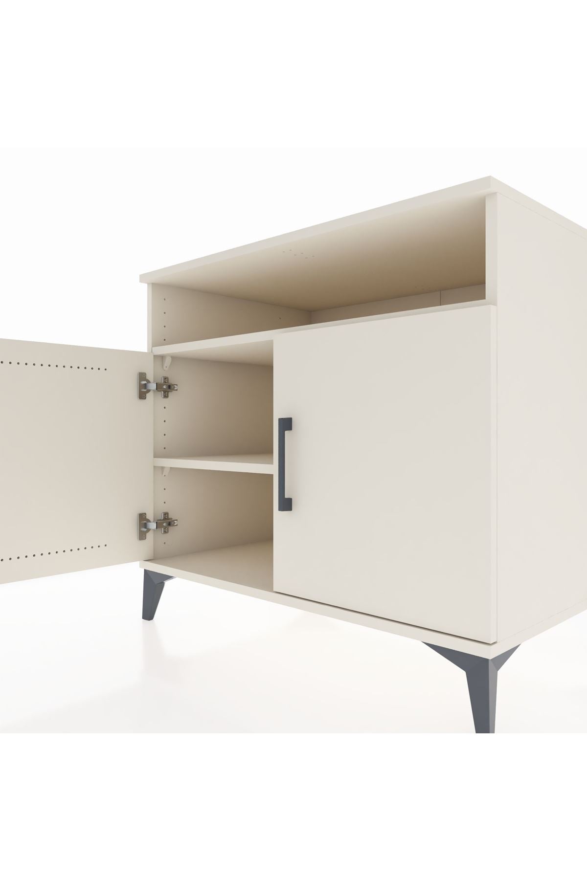 Kronos Şifonyer 2 Raflı 2 Kapaklı 88x59x80 Aytaşı-Aytaşı