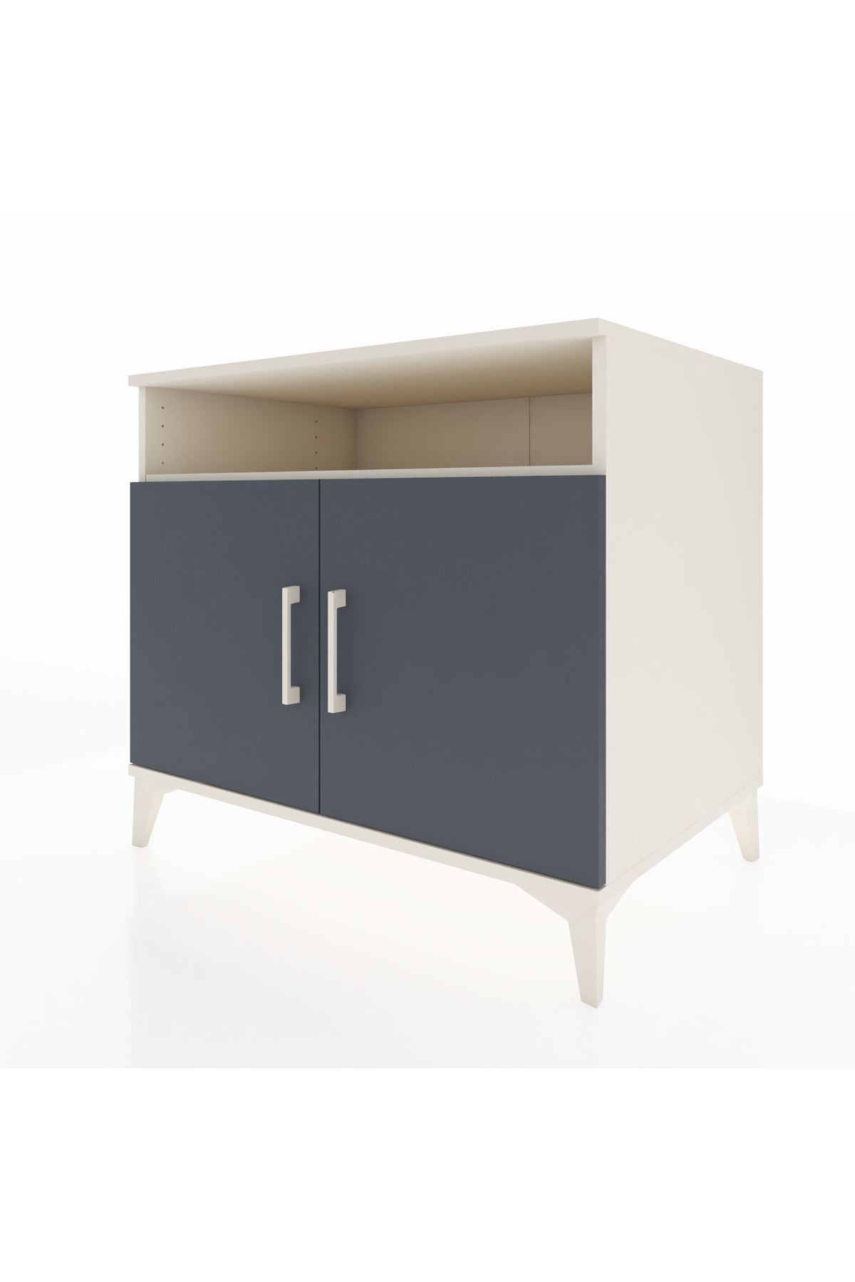 Kronos Şifonyer 2 Raflı 2 Kapaklı 88x59x80 Aytaşı-Antrasit