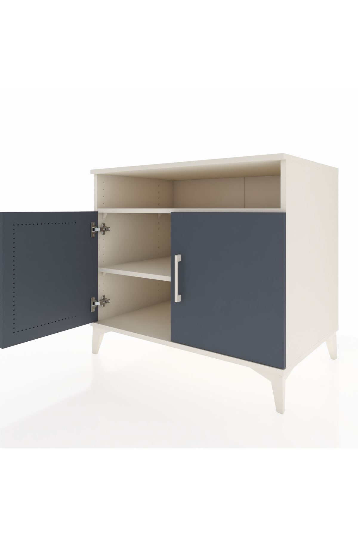 Kronos Şifonyer 2 Raflı 2 Kapaklı 88x59x80 Aytaşı-Antrasit