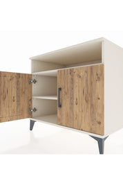 Kronos Şifonyer 2 Raflı 2 Kapaklı 88x59x80 Aytaşı-Çam