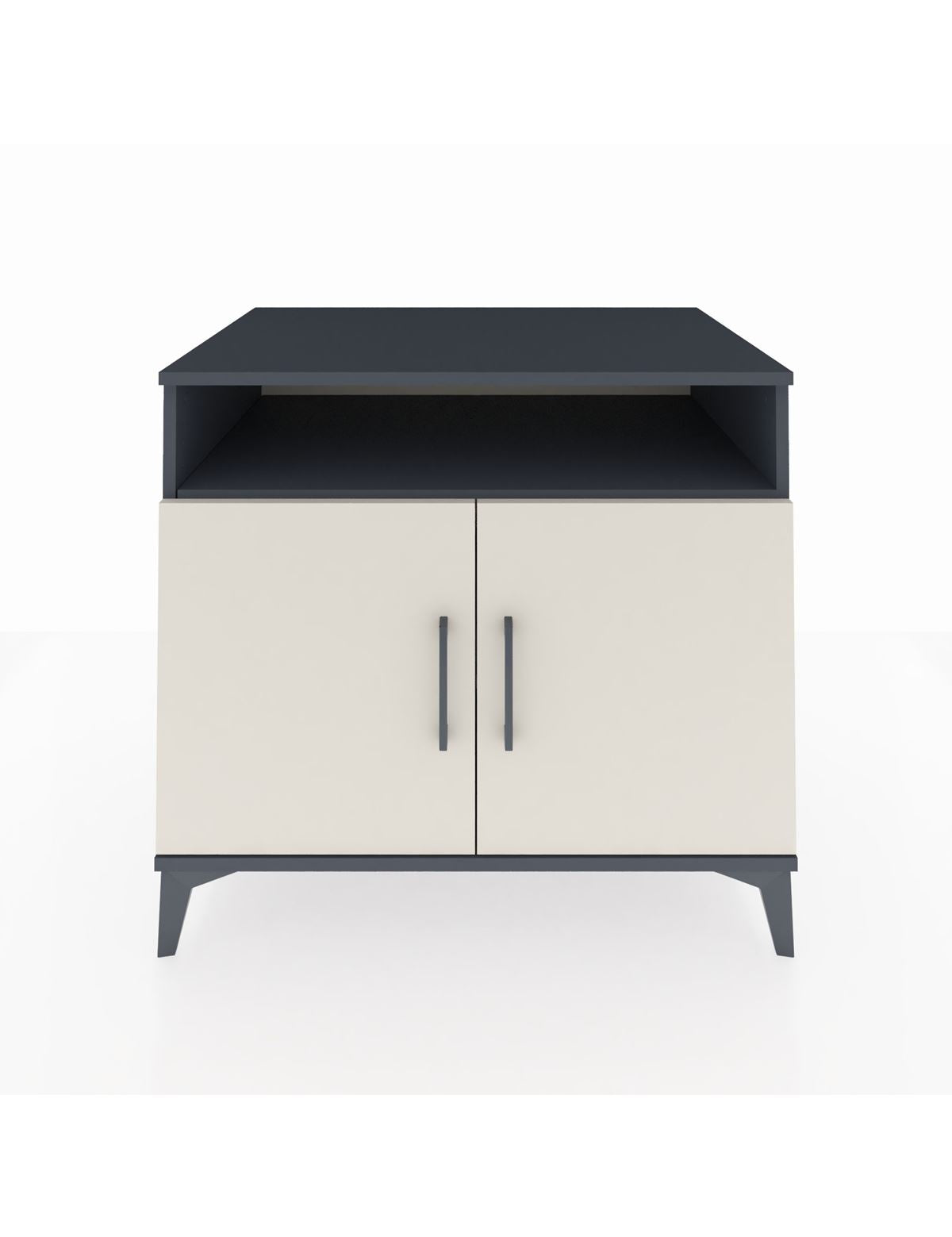 Kronos Şifonyer 2 Raflı 2 Kapaklı 88x59x80 Antrasit-Aytaşı