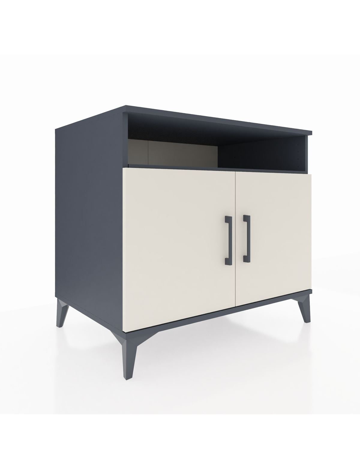 Kronos Şifonyer 2 Raflı 2 Kapaklı 88x59x80 Antrasit-Aytaşı