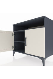 Kronos Şifonyer 2 Raflı 2 Kapaklı 88x59x80 Antrasit-Aytaşı