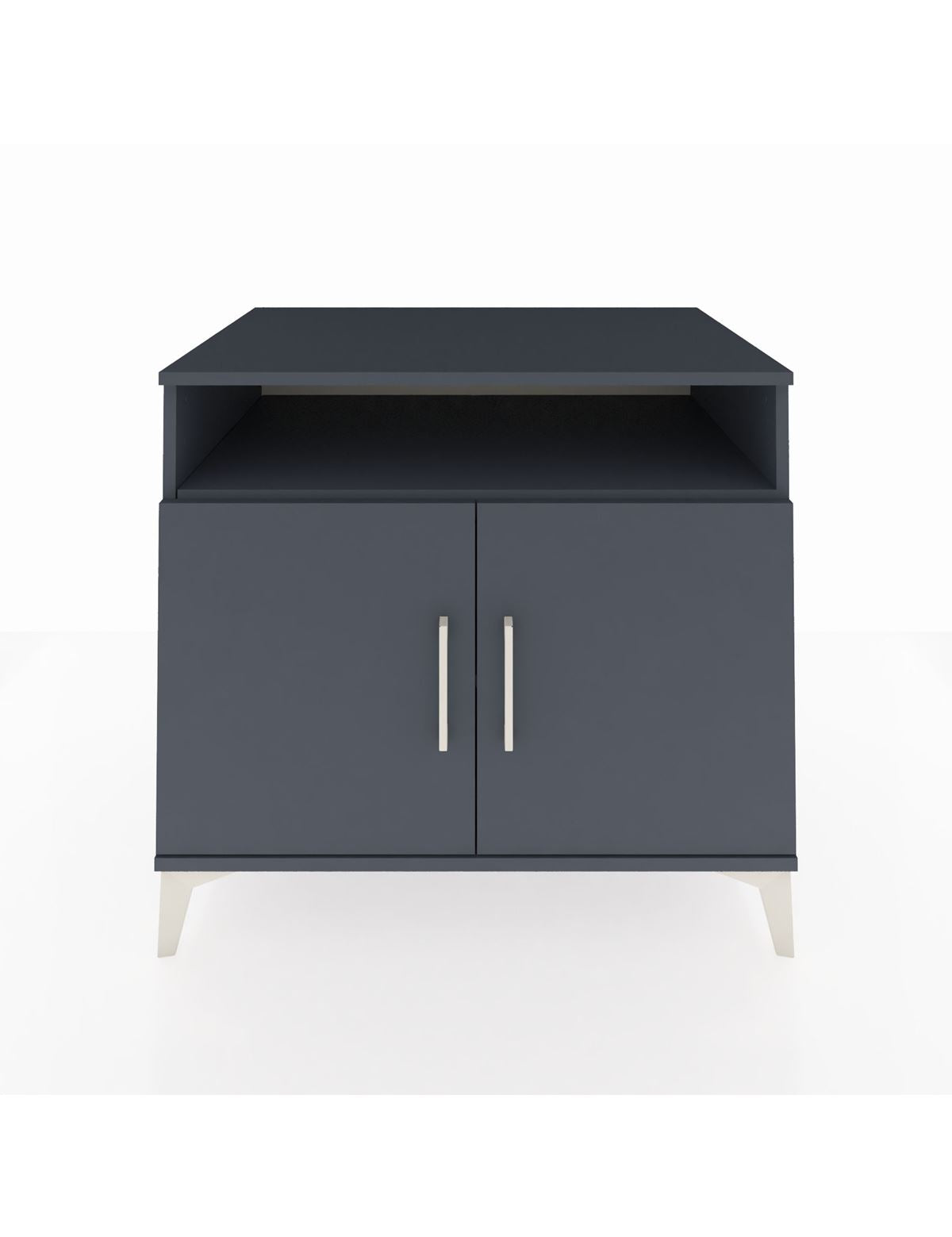 Kronos Şifonyer 2 Raflı 2 Kapaklı 88x59x80 Antrasit-Antrasit