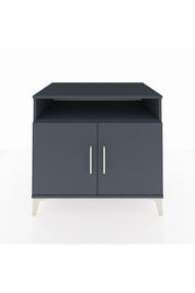 Kronos Şifonyer 2 Raflı 2 Kapaklı 88x59x80 Antrasit-Antrasit