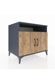 Kronos Şifonyer 2 Raflı 2 Kapaklı 88x59x80 Antrasit-Çam