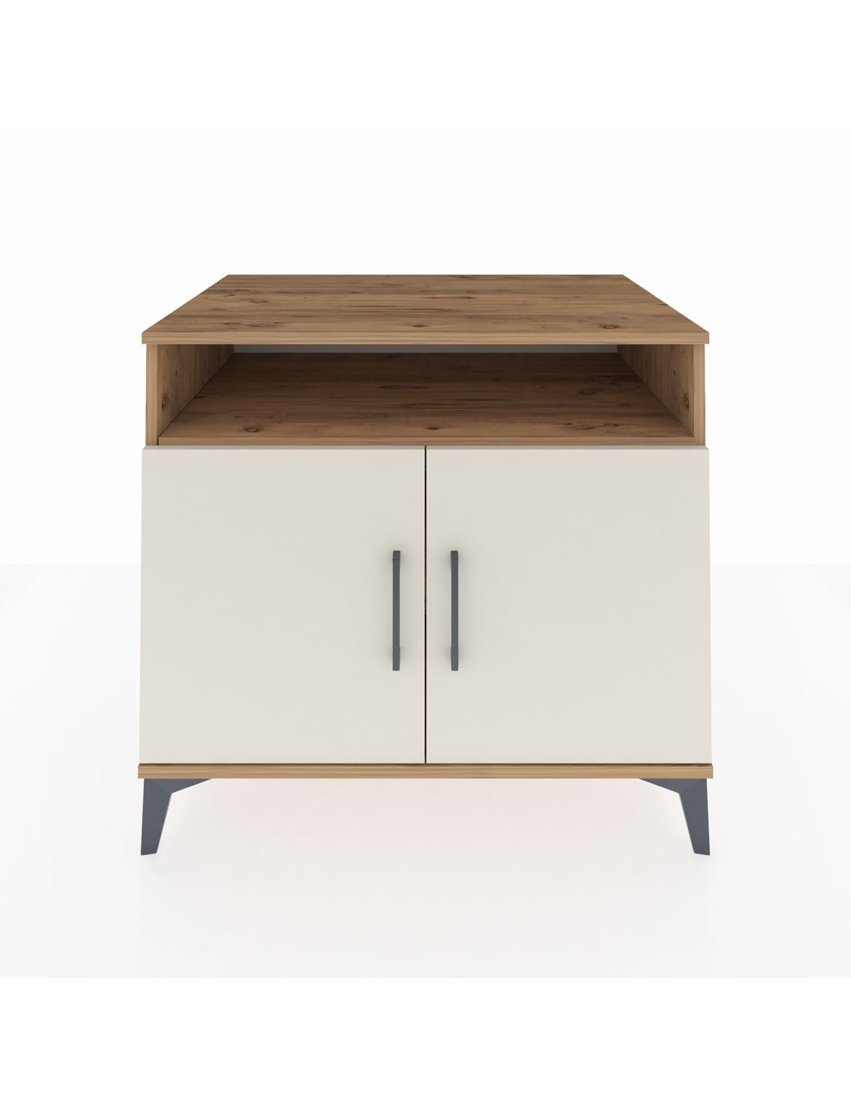 Kronos Şifonyer 2 Raflı 2 Kapaklı 88x59x80 Çam-Aytaşı