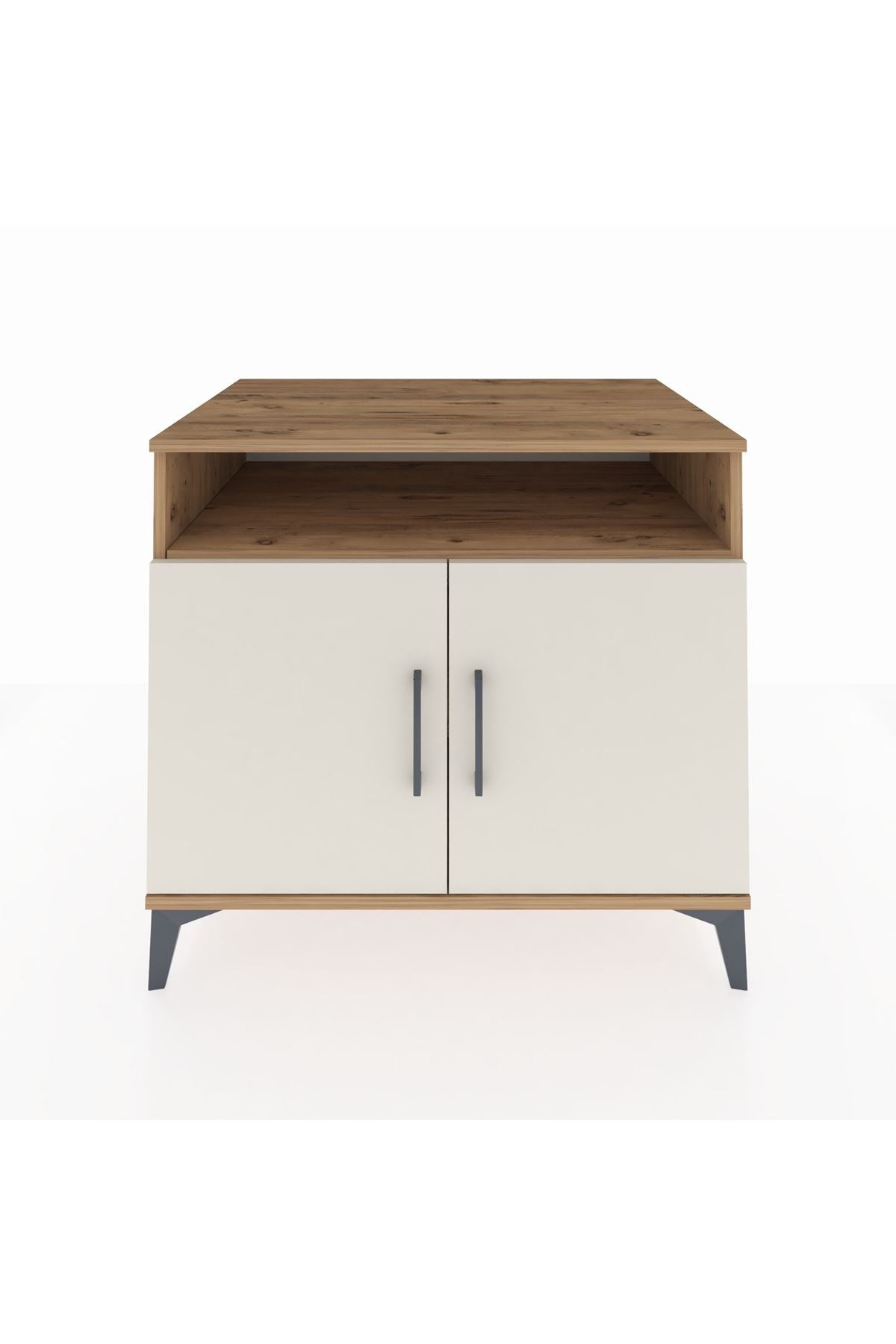 Kronos Şifonyer 2 Raflı 2 Kapaklı 88x59x80 Çam-Aytaşı