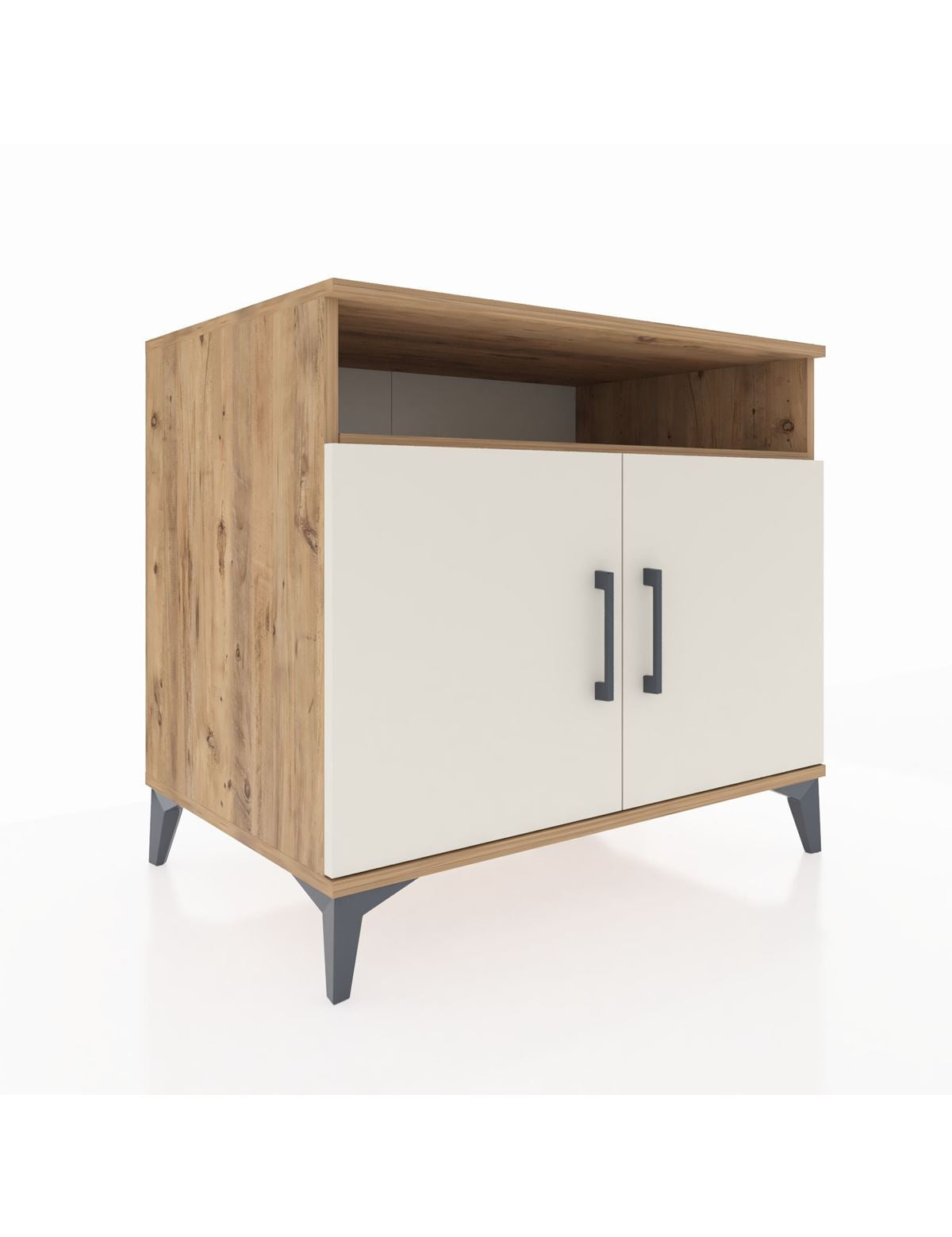 Kronos Şifonyer 2 Raflı 2 Kapaklı 88x59x80 Çam-Aytaşı