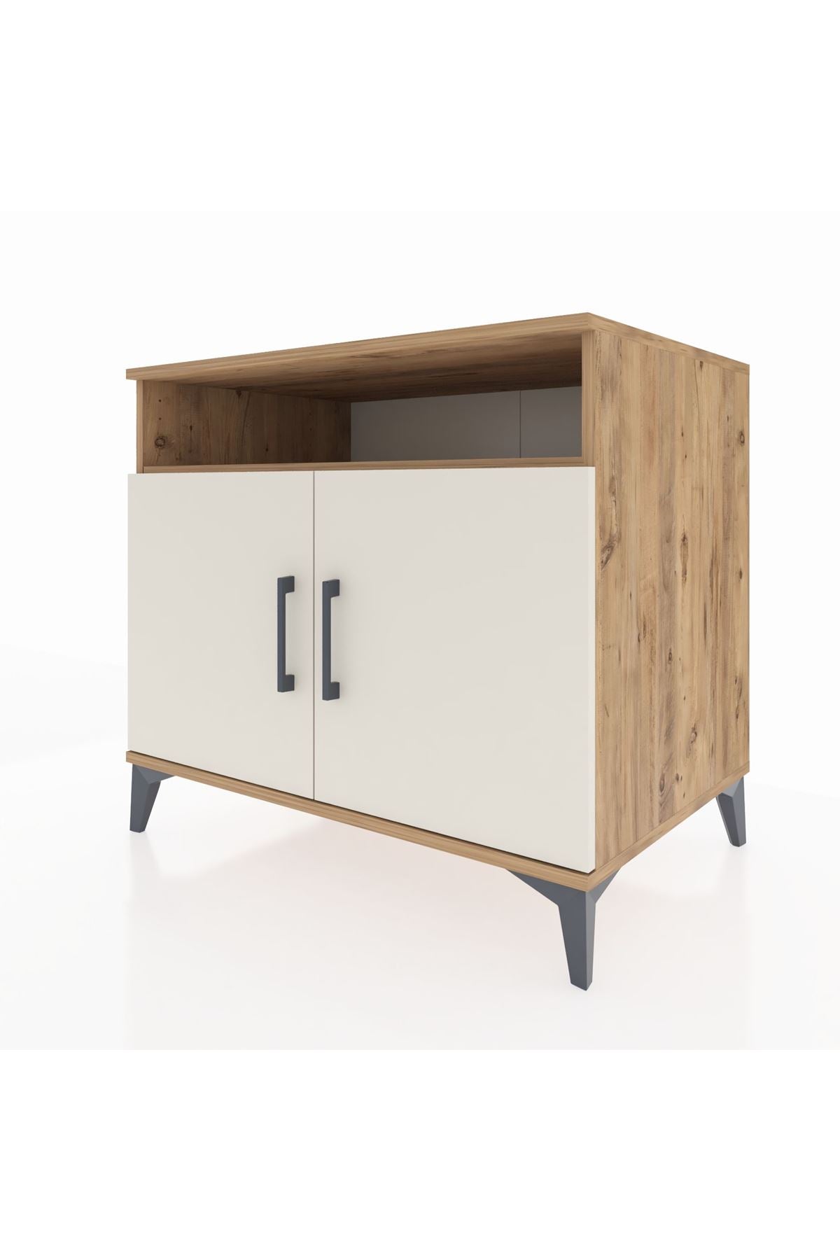 Kronos Şifonyer 2 Raflı 2 Kapaklı 88x59x80 Çam-Aytaşı