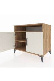 Kronos Şifonyer 2 Raflı 2 Kapaklı 88x59x80 Çam-Aytaşı