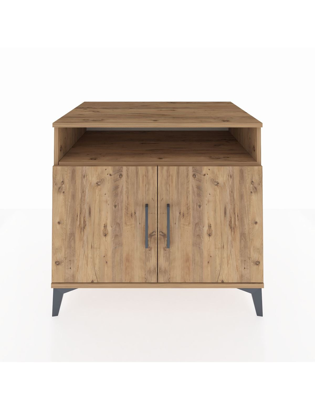 Kronos Şifonyer 2 Raflı 2 Kapaklı 88x59x80 Çam-Çam