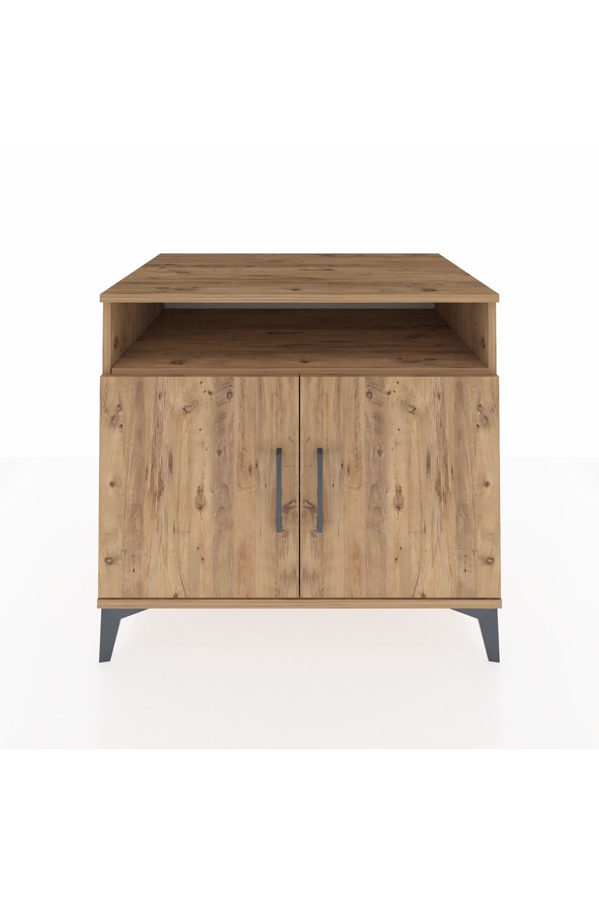 Kronos Şifonyer 2 Raflı 2 Kapaklı 88x59x80 Çam-Çam