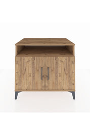 Kronos Şifonyer 2 Raflı 2 Kapaklı 88x59x80 Çam-Çam